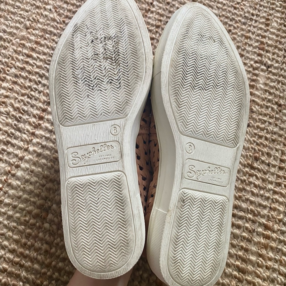 Seychelles latest nude leather slip on sneakers - Picture 7 of 9